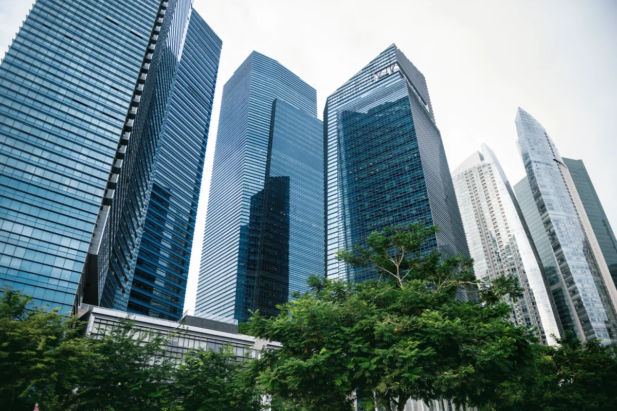 Singapore CBD skyline